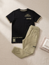 Kids Boys Motivational T-Shirt & Cargo Jogger Set