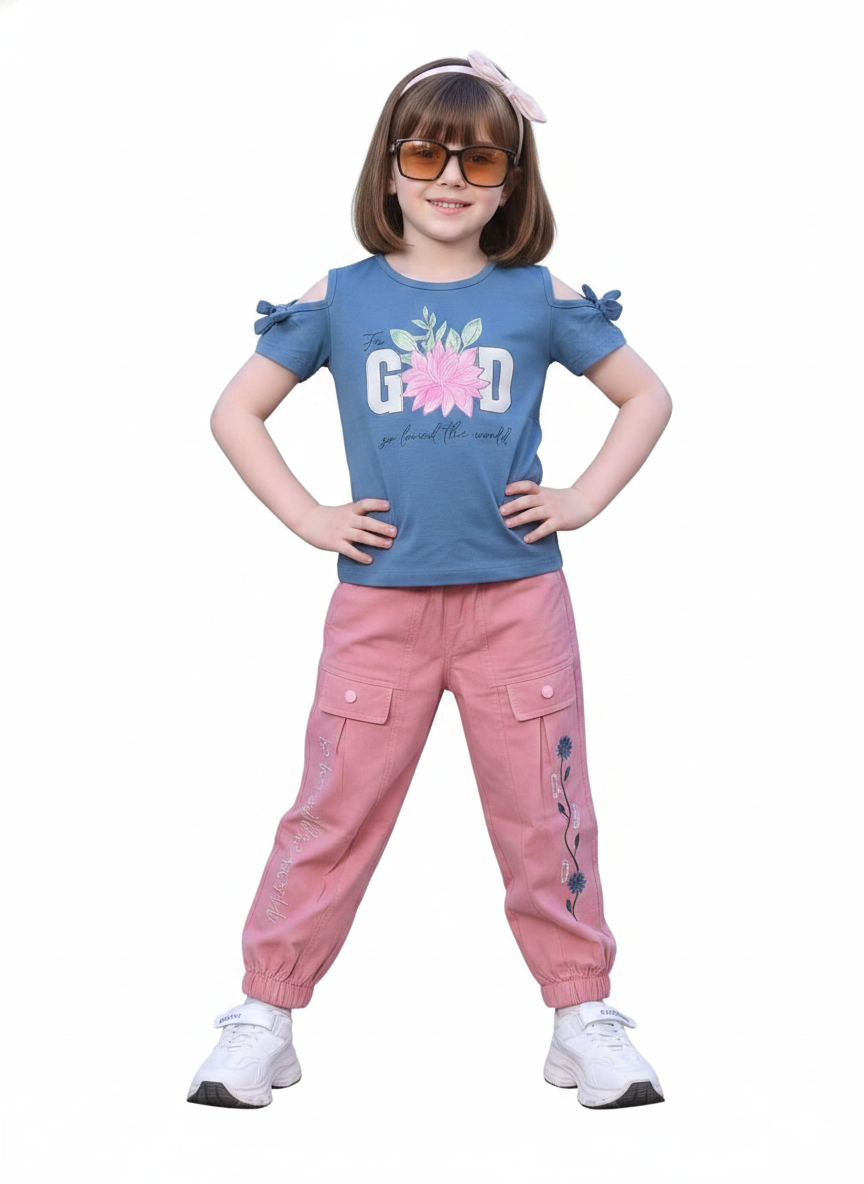 Swing Kids Girls T-Shirt & Cargo Pants Set