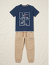 Boys "No Limits" T-Shirt & Cargo Pants Set