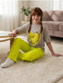 Girls "Follow Your Heart" T-Shirt & Wide-Leg Pants Set