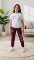 Girls T-Shirt & Jogger Pants Set