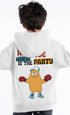 Kids 'Hey Dude Where Is The Party' Hoodie - Egyptian Cotton
