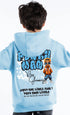 Kids Orange 'Flex Mag Be Groovy' Motivational Hoodie - Egyptian Cotton