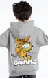 Kids Black Garfield Logo Hoodie - Egyptian Cotton