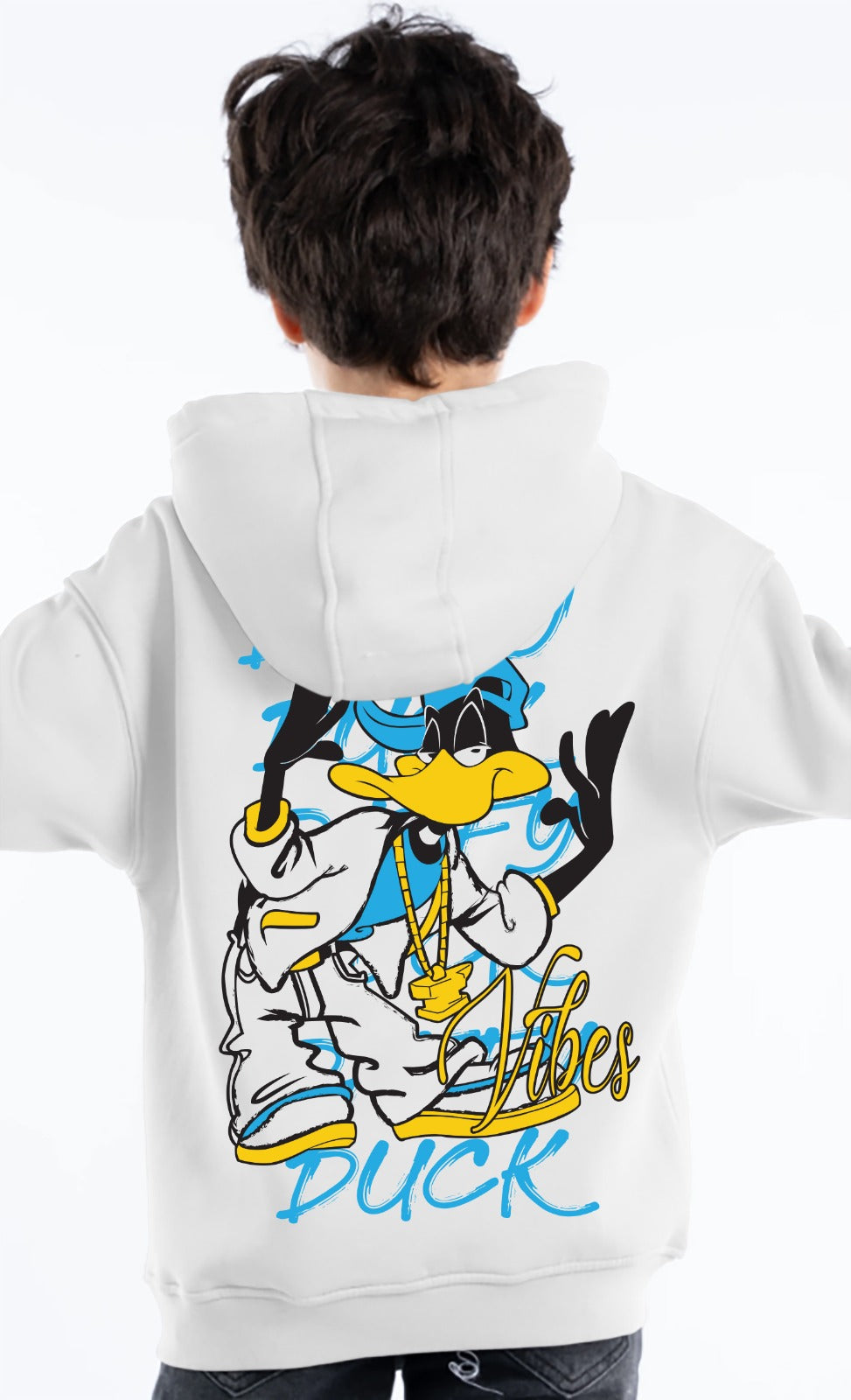 Kids Duck Character Hoodie - Egyptian Cotton