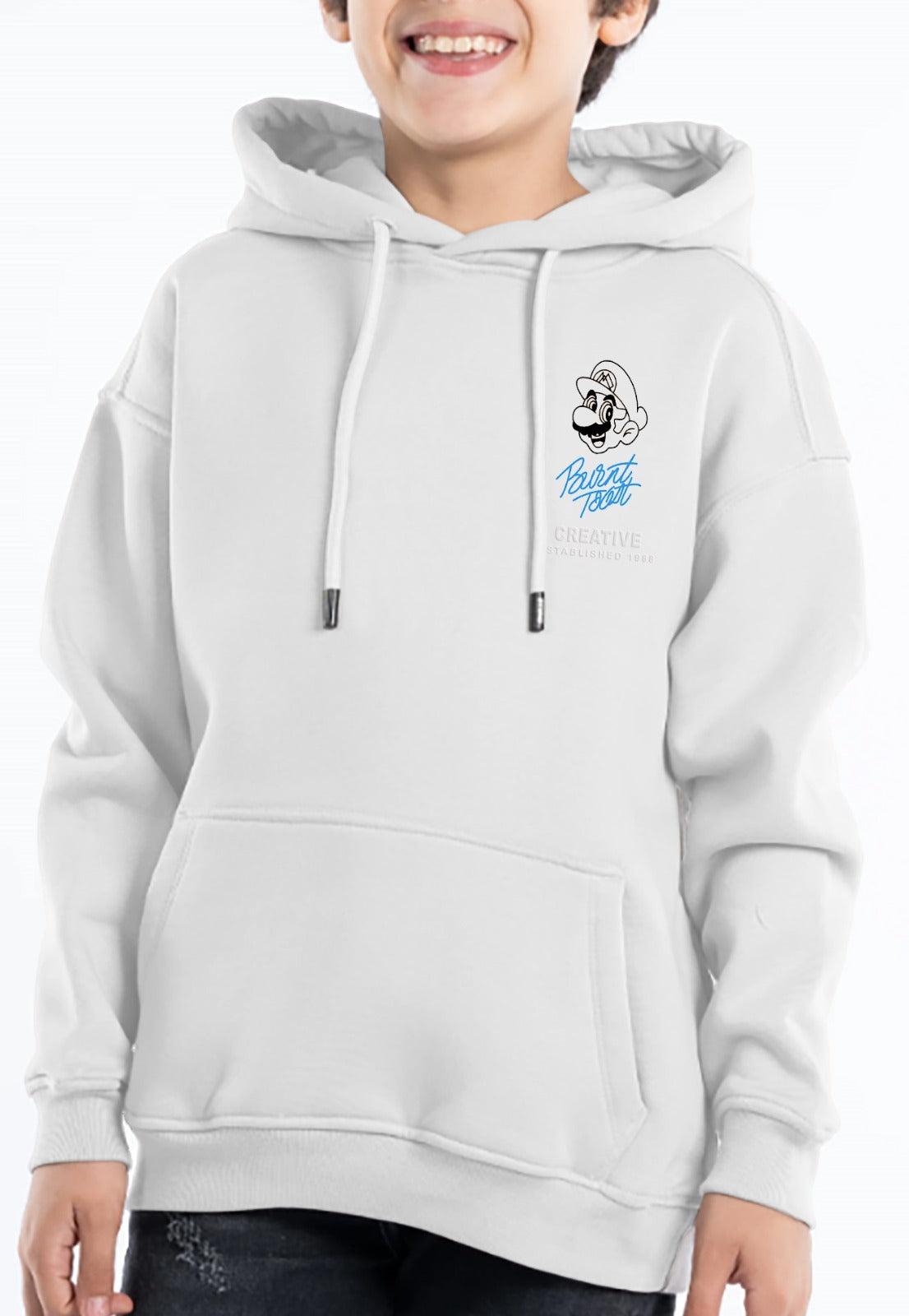 Kids Mario 'Summer' Patriotic Hoodie - Egyptian Cotton