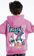 Kids Stitch Peeking Character Hoodie - Egyptian Cotton