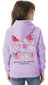 Kids Minimalist Heart Design Hoodie - Egyptian Cotton