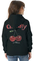 Kids 'Cherry Happy Have A Nice Day' Hoodie - Egyptian Cotton